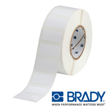 Brady THT-23-423-2 White Gloss 25.4 x 50.8mm PermaShield labels