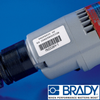 Brady B-7513 Gloss White Polyester With Permanent Acrylic Adhesive