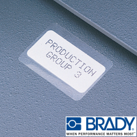 Brady B-7517 Gloss White Polypropylene With Permanent Acrylic adhesive