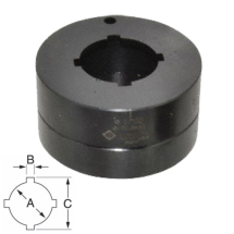 30.5 x 4.8 x 36mm Round die with four slots