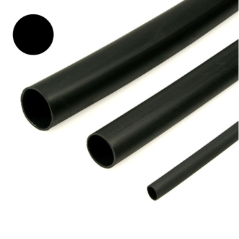 LTF100-9.5 Black polyolefin 2:1 heatshrink 9.5mm