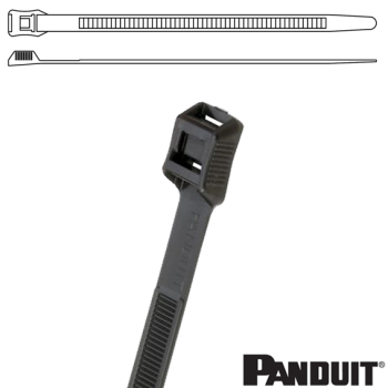 Panduit IT9100-C0 358x8.9mm black weather resistant In-line cable tie