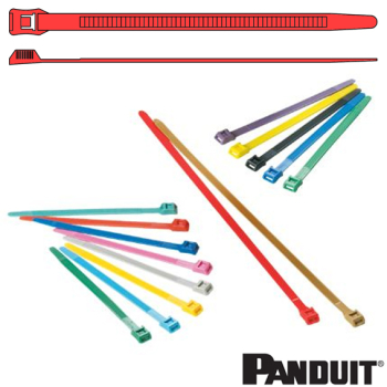Panduit IT9100-CUV2 358x8.9mm red weather resistant In-line cable tie