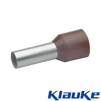 Klauke 17612 Brown French colour coded ferrule 10mm²