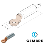 CAA150-M12 Cembre Aluminium/Copper bi-metallic lug 150mm²
