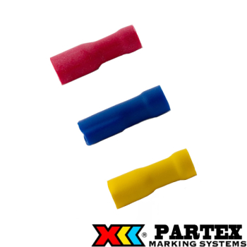 Partex PVC Fully Insulated Female Push-On Terminals