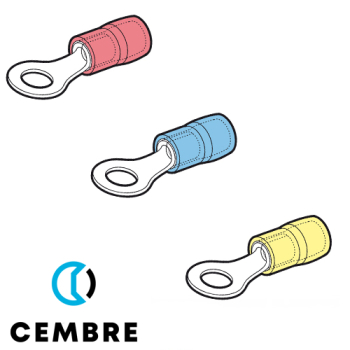 Cembre Nylon Insulated Ring Terminals