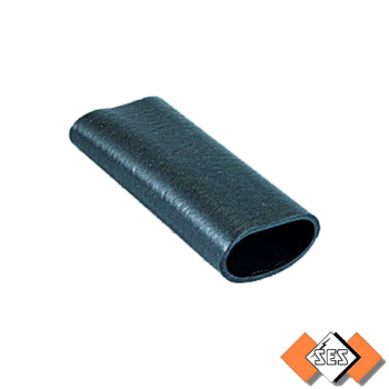 A0a-M 20mm Black Helavia rubber sleeve for wire size 1.2 - 2.5mm
