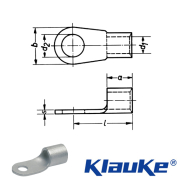 16536 Klauke solderless ring terminal DIN 16mm²