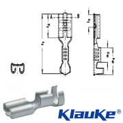1750 Klauke un-insulated receptacle for fine stranded conductors 4-6mm sq