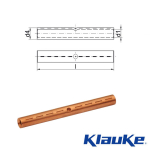 186R Klauke Copper Compression Joint Length: 110mm Cable Size: 50mm² 186R Klauke Copper Compression Joint Length: 110mm Cable Size: 50mm²