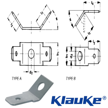 2090 Klauke un-insulated 45° angled tab 0.8 x 6.3mm 2090 Klauke un-insulated 45° angled tab 0.8 x 6.3mm