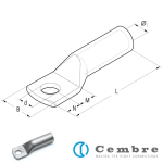 2A5-M10 Cembre heavy duty lug 25mm² 2A5-M10 Cembre heavy duty lug 25mm²