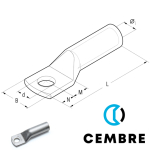 2A80-M16 Cembre heavy duty lug 400mm² 2A80-M16 Cembre heavy duty lug 400mm²
