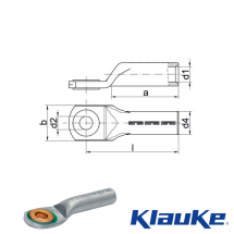 312R16 Klauke Aluminium/Copper Bi-Metallic Lug M16 Cable Lug 240-300mm² 312R16 Klauke Aluminium/Copper Bi-Metallic Lug M16 Cable Lug 240-300mm²
