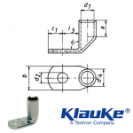 49R20 Klauke R series M20 90° cable lug 120mm²