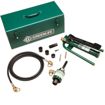 Greenlee hydraulic punch driver with foot pump