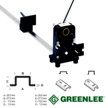 DIN rail cutter with 2 profiles DIN rail cutter with 2 profiles