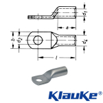 The 57N3 Klauke M3 nickel cable lug 1.5-2.5mm² The 57N3 Klauke M3 nickel cable lug 1.5-2.5mm²