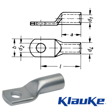 9R6 Klauke R series M6 cable lug 120mm²