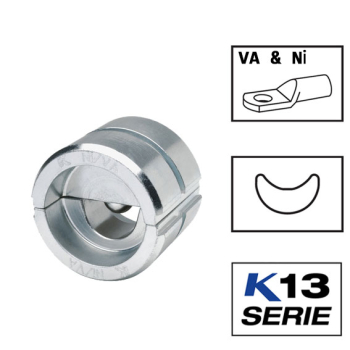 Klauke HN13 Crimping Dies For Stainless Steel & VA Lugs Klauke HN13 Crimping Dies For Stainless Steel & VA Lugs