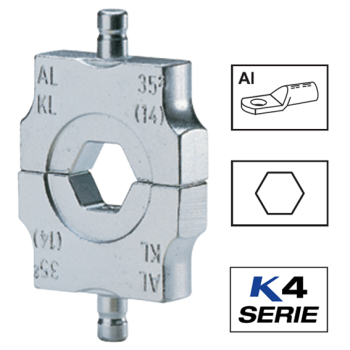 Klauke HA4 Crimping Dies For Aluminium Compression Lugs According To DIN Klauke HA4 Crimping Dies For Aluminium Compression Lugs According To DIN