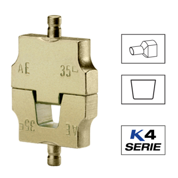 Klauke HZAE4 Crimping Dies For Twin Cable End Sleeves Klauke HZAE4 Crimping Dies For Twin Cable End Sleeves