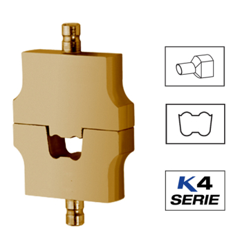 Klauke HZAES4 Trapezoid Crimping Dies For Twin Cable End Sleeves For Fine Stranded Conductors Klauke HZAES4 Trapezoid Crimping Dies For Twin Cable End Sleeves For Fine Stranded Conductors