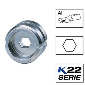 Klauke AST22 Crimping Dies For Aluminium Compression Joints To DIN 48085 Klauke AST22 Crimping Dies For Aluminium Compression Joints To DIN 48085