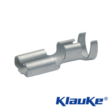 Klauke non-insulated receptacles with locking latch