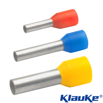 Klauke DIN Colour Coded Cable End Sleeves 0.5 to 150mm² Klauke DIN Colour Coded Cable End Sleeves 0.5 to 150mm²