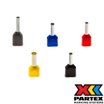 Color Coded Ferrule Twin German Colour Coded Insulated Ferrules - Cablectrix Ltd