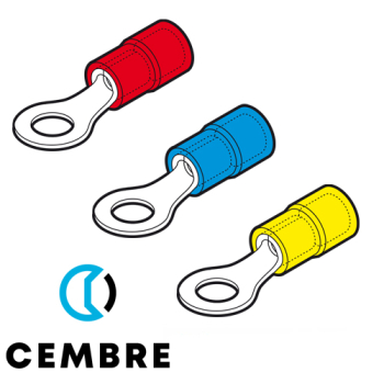 Cembre PVC Insulated Ring Terminals