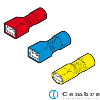 Cembre PC Fully Insulated Push-On Terminals