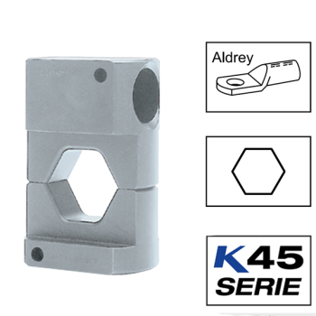 Klauke HAD45 Crimping Dies For Compression Joints For Full Tension Connections Of Aldrey-Conductors