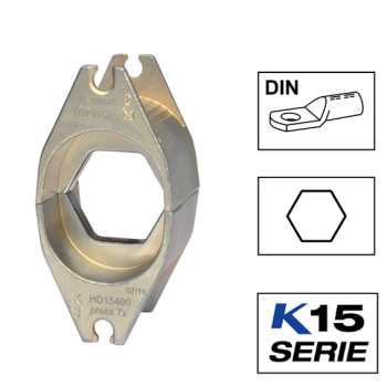 Klauke HD15 Crimping Dies For Compression Cable Lugs To DIN Klauke HD15 Crimping Dies For Compression Cable Lugs To DIN