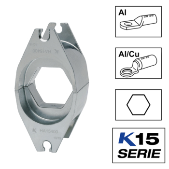 Klauke HA15 Crimping Dies For Compression Cable Lugs & Connectors According To DIN