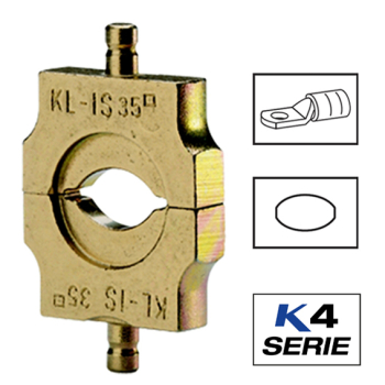 Klauke HIS4 Crimping Dies For Insulated Tubular Cable Lugs & Connectors