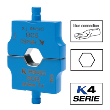 Klauke HB4 Blue Connection Crimping Dies For Accurate Assignment Of Crimping Tool & Dies