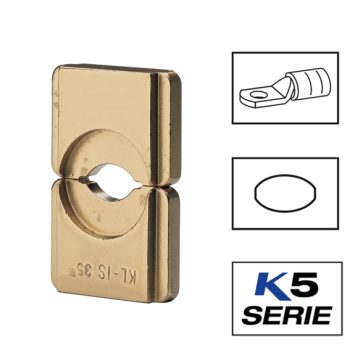 Klauke HIS5 Crimping Dies For Insulated Cable Lugs & Insulated Pin Terminals