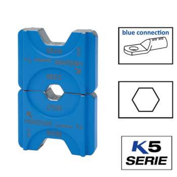 Klauke HB5 Blue Connection Crimping Dies For Accurate Assignment Of Crimping Tool & Dies
