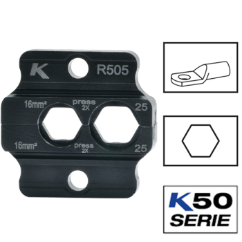 Klauke R50 Crimping Dies For Copper Tubular Cable Lugs & Connectors Klauke R50 Crimping Dies For Copper Tubular Cable Lugs & Connectors