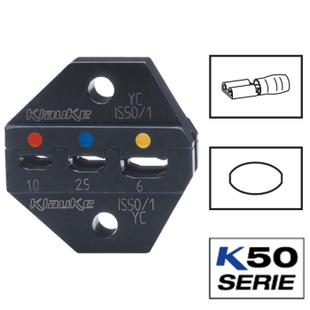 Klauke IS50 Double Crimping Dies For Insulated Cable Connections Klauke IS50 Double Crimping Dies For Insulated Cable Connections