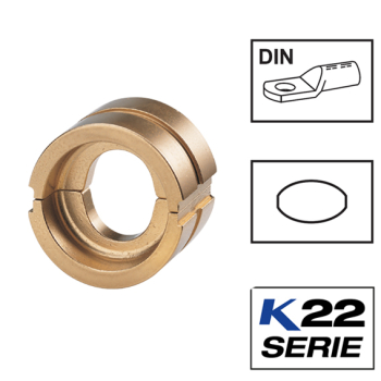 Klauke DP22 Crimping Dies For Double Compression Cable Lugs Klauke DP22 Crimping Dies For Double Compression Cable Lugs