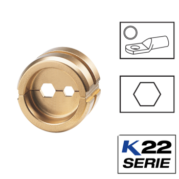 Klauke M22 Crimping Dies Suitable For Copper Tubular Cable Lugs & Compression Joints