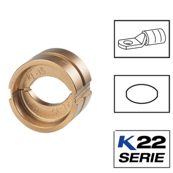 Klauke IS22 Crimping Dies For Insulated Lugs, Connectors & Insulated Pin Terminals