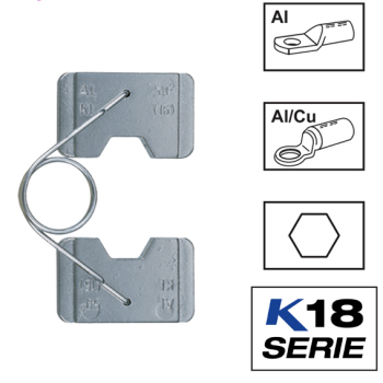 Klauke A Crimping Dies For Compression Cable Lugs & Connectors According To DIN