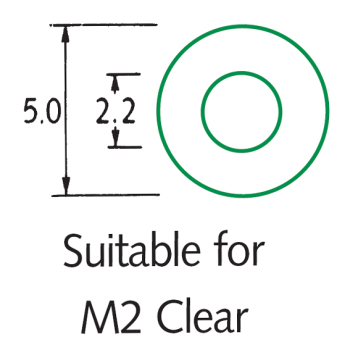 M2 Nylon Clearance Spacers