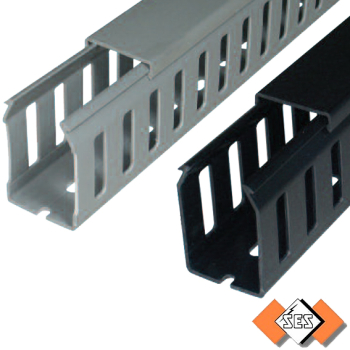 GF-DIN-C-A12/8 PVC Trunking With Slot And Base Punching