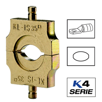 Klauke HIS4 Crimping Dies For Insulated Tubular Cable Lugs & Connectors Klauke HIS4 Crimping Dies For Insulated Tubular Cable Lugs & Connectors
